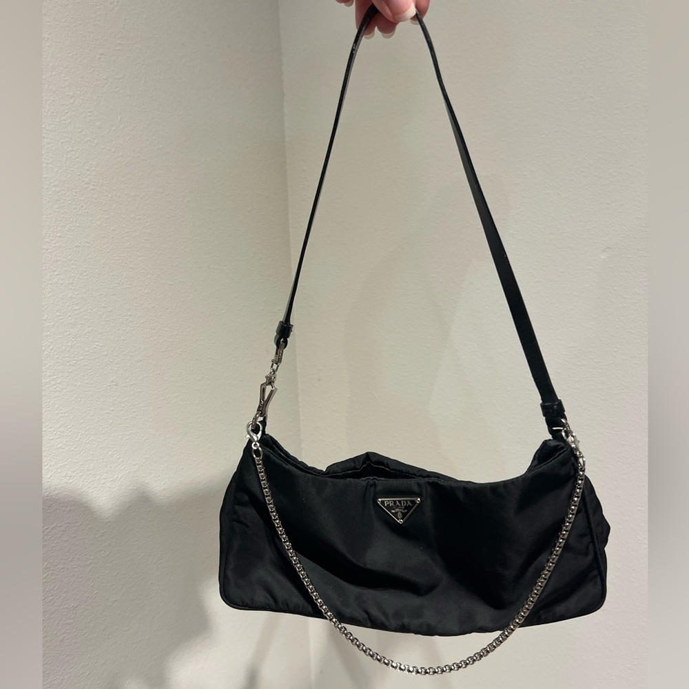 Authentic Mini Nylon Prada Shoulder Bag - Like New - image 2